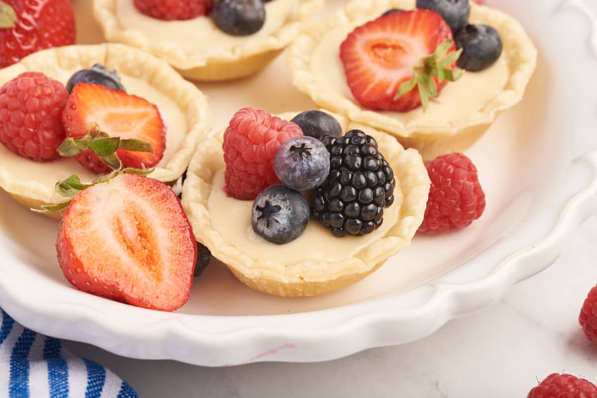 Cream Cheese Fruit Tarts